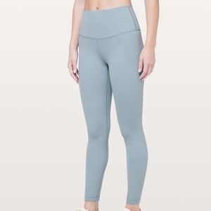 NWT Lululemon Align pant 25" pockets, light blue, sz 12